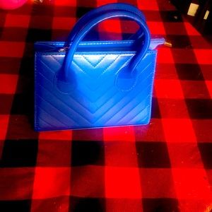 Mini blue purse